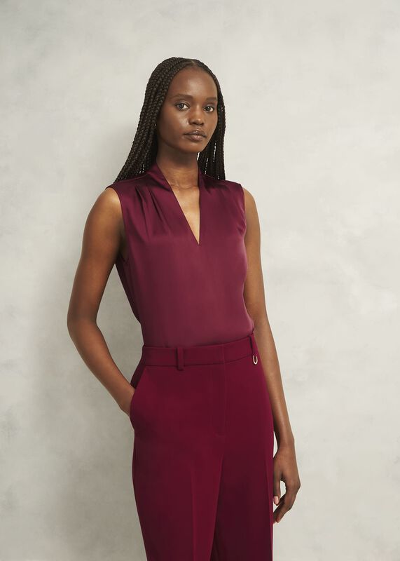 Nina Satin Blouse