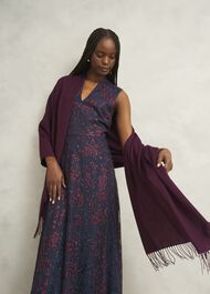 Matilda Scarf, Onyx Red, hi-res