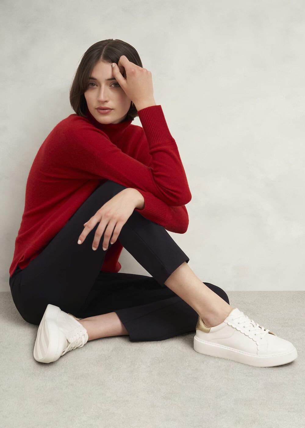 Lola Ponte Pants, Black, hi-res
