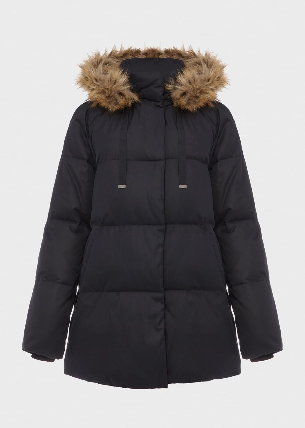 Lexie Puffer Jacket With Hood, Navy, hi-res