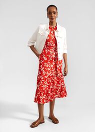 Petite Elsa Dress, Red Buttercream, hi-res