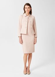 Amelie Shift Dress, Oyster, hi-res