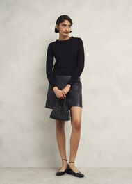 Oakley Beaded Sweater, Black, hi-res