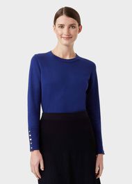 Paula Sweater, Cobalt, hi-res