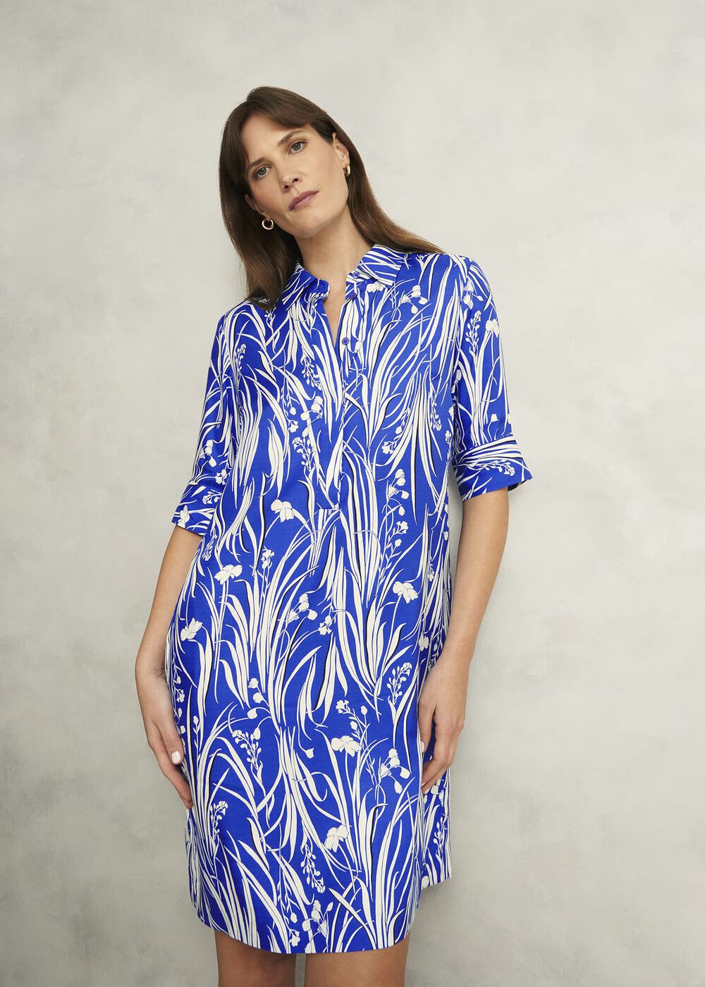 Marciella Tunic Dress, Blue Multi, hi-res