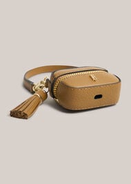 Carlton Earphone Case, Tan, hi-res