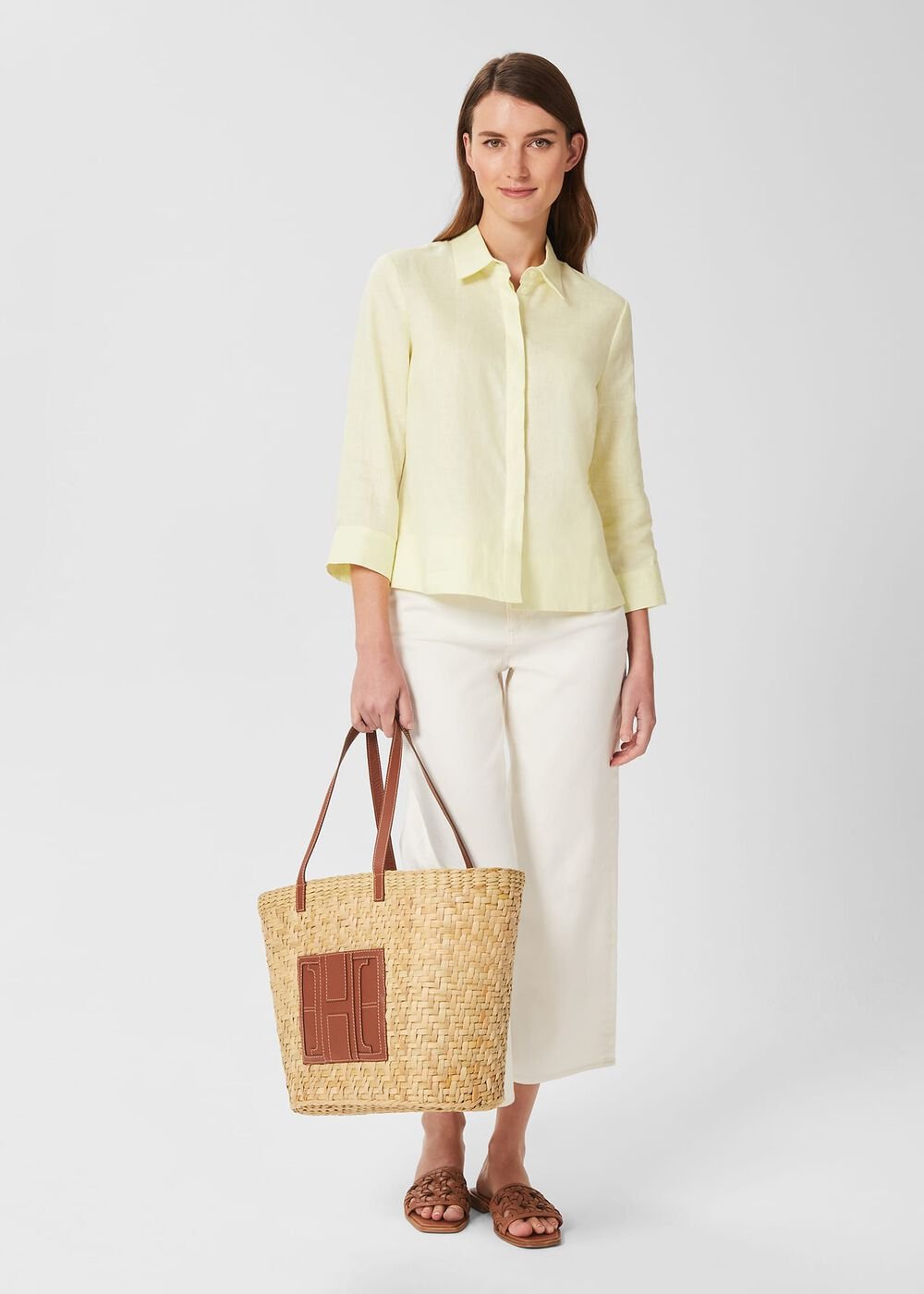 Riley Crop Jeans, Milky White, hi-res