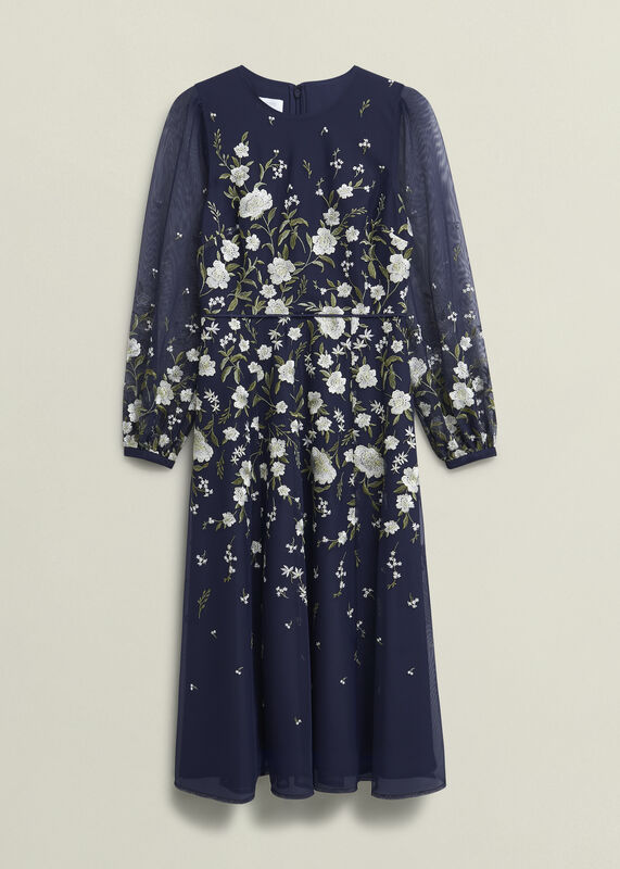 Lois Floral Embroidered Dress