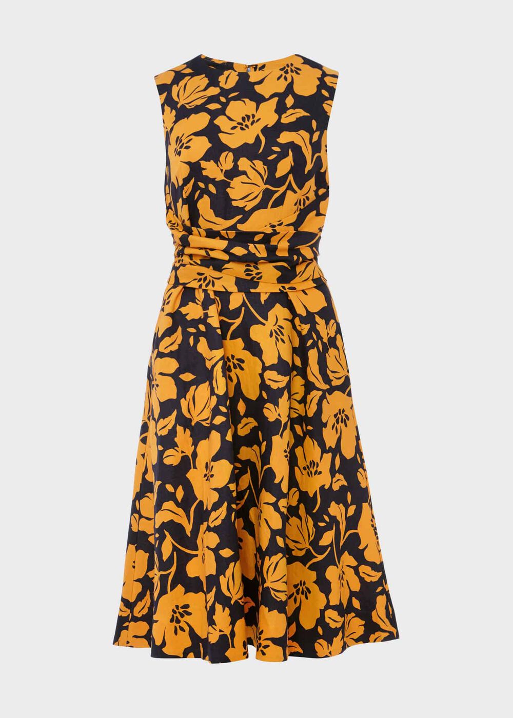 Twitchill Dress, Navy Orange, hi-res