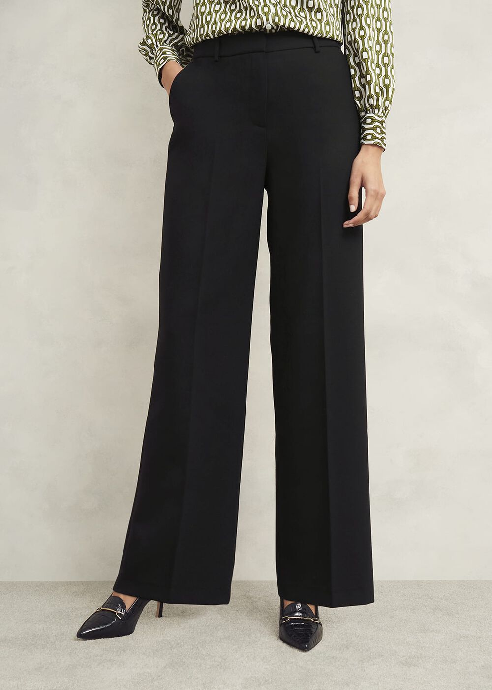 Casey Pants With Wool, Black, hi-res