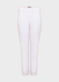 Kaya Capri Trousers, White, hi-res