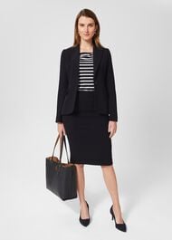 Petite Mia Jacket, Navy, hi-res