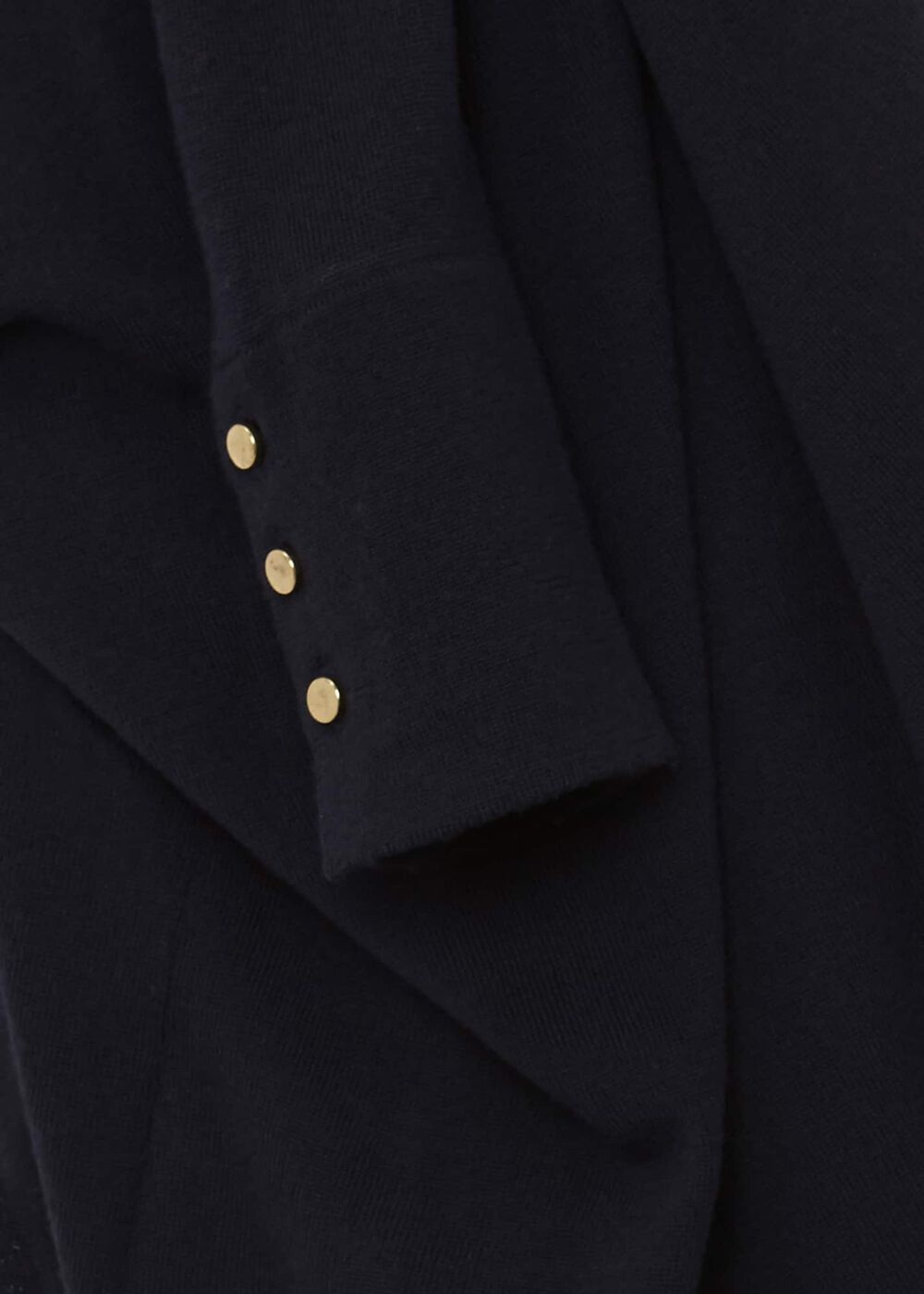Lara Merino Wool Roll Neck Sweater, Navy, hi-res