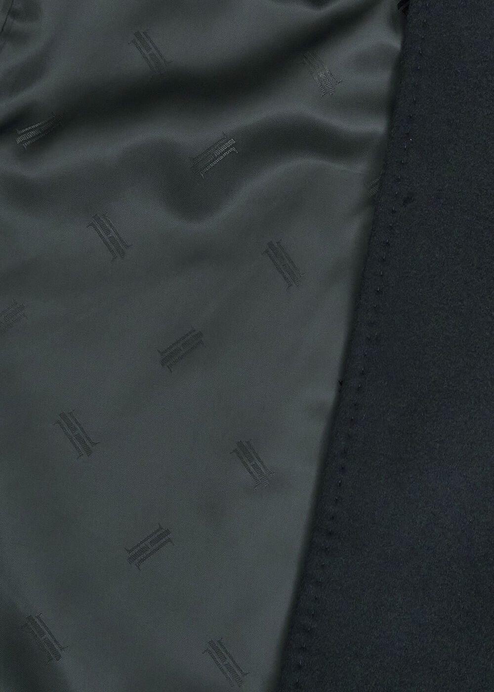 Petite Livia Wool Coat, Dark Green, hi-res