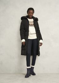 Josie Shearling Boots, Black, hi-res