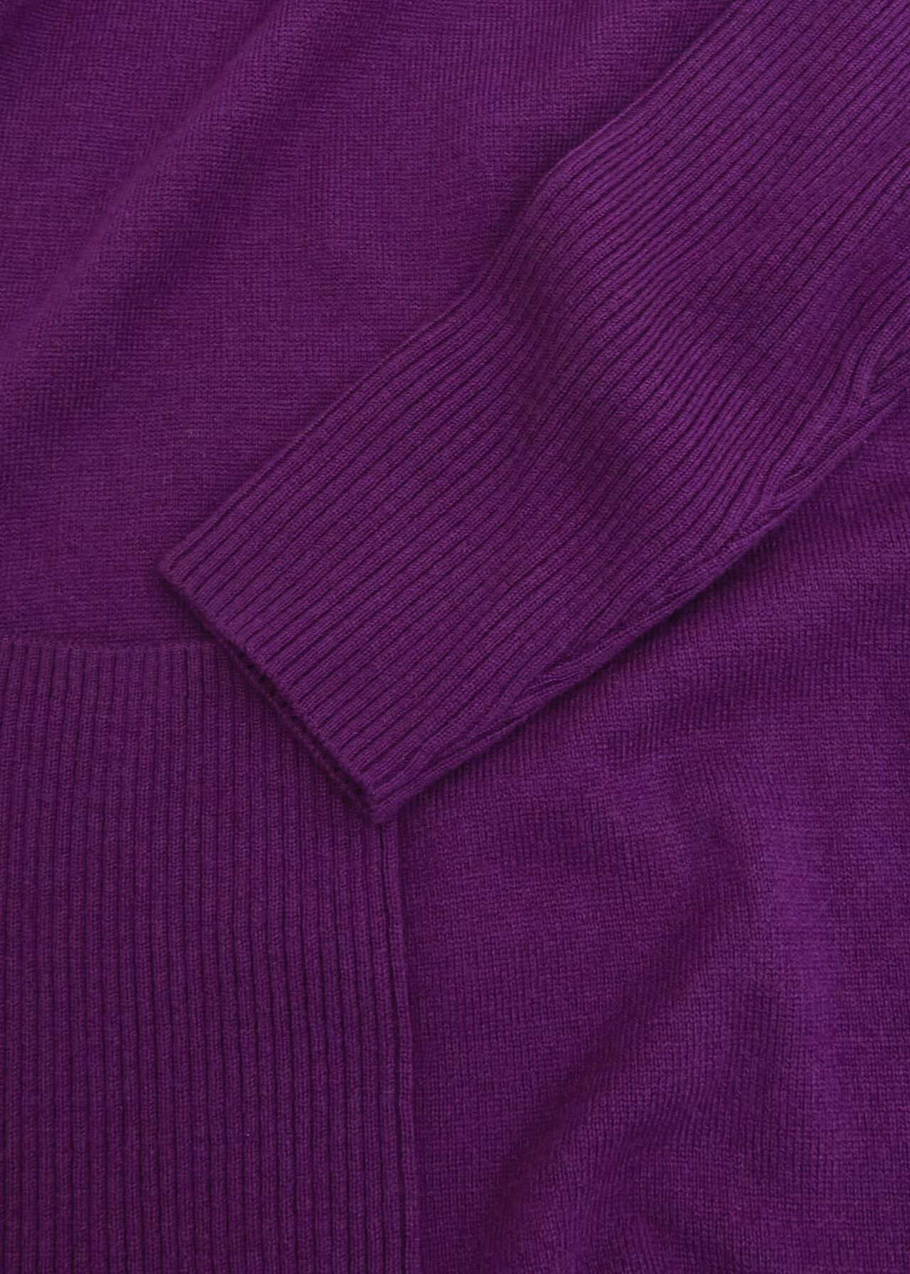 Devora Knitted Dress With Cashmere, Vibrant Purple, hi-res