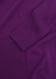 Devora Knitted Dress With Cashmere, Vibrant Purple, hi-res
