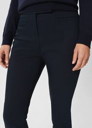 Petite Annie Slim Pants With Stretch, Navy, hi-res