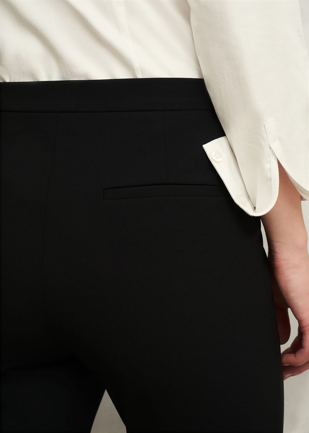 Lexi Slim Travel Pants, Black, hi-res