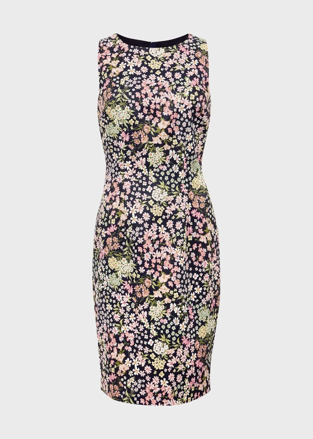 Moira Floral Shift Dress, Navy Multi, hi-res