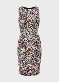 Moira Floral Shift Dress, Navy Multi, hi-res
