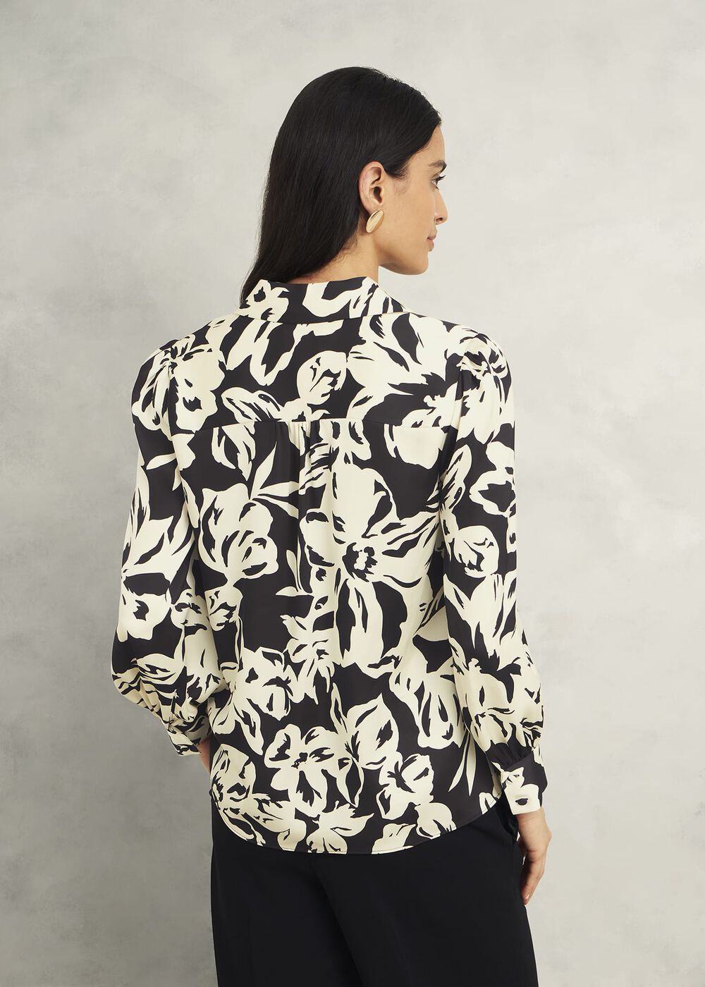 Askham Shirt, Black Cream, hi-res