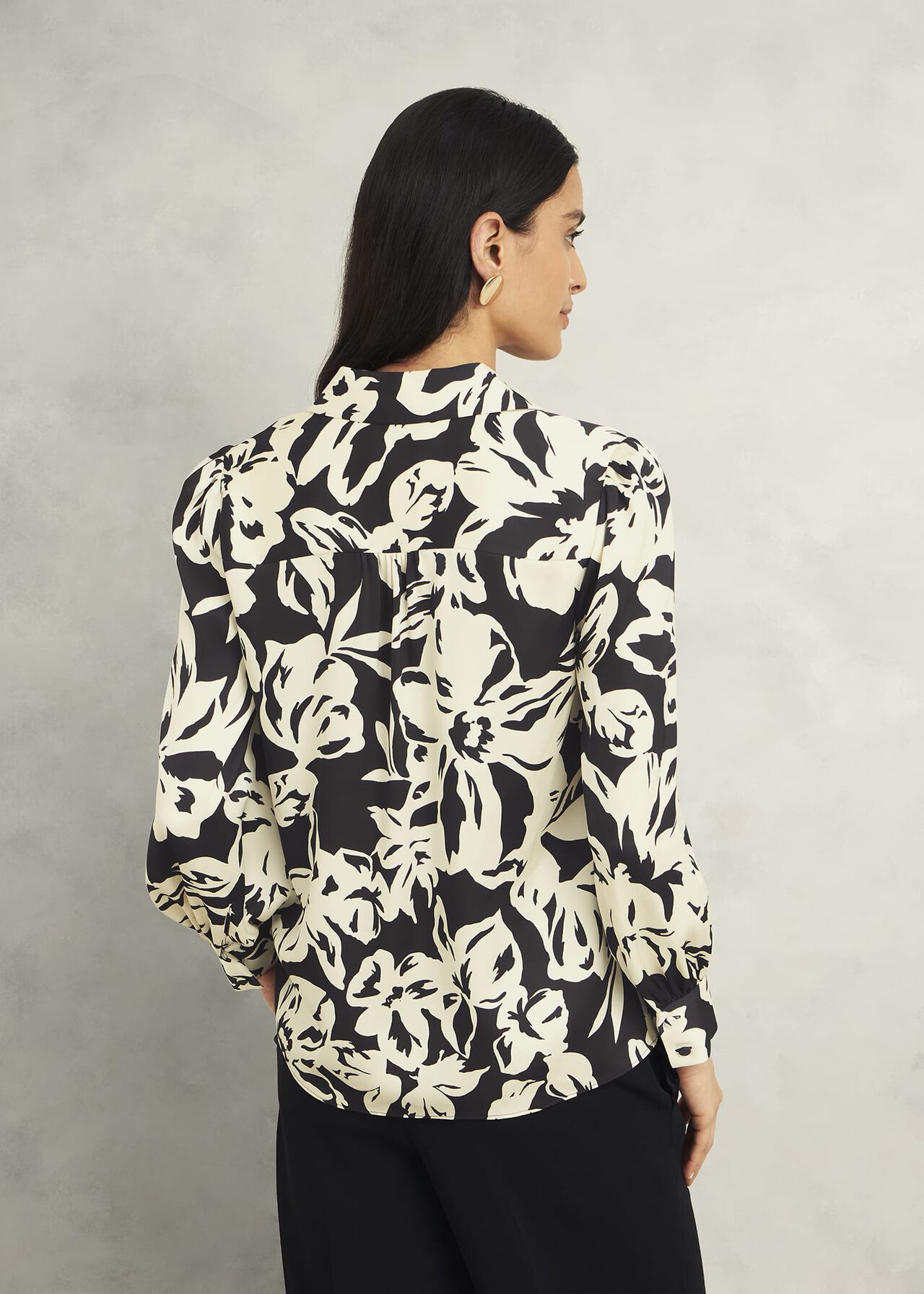 Askham Shirt, Black Cream, hi-res
