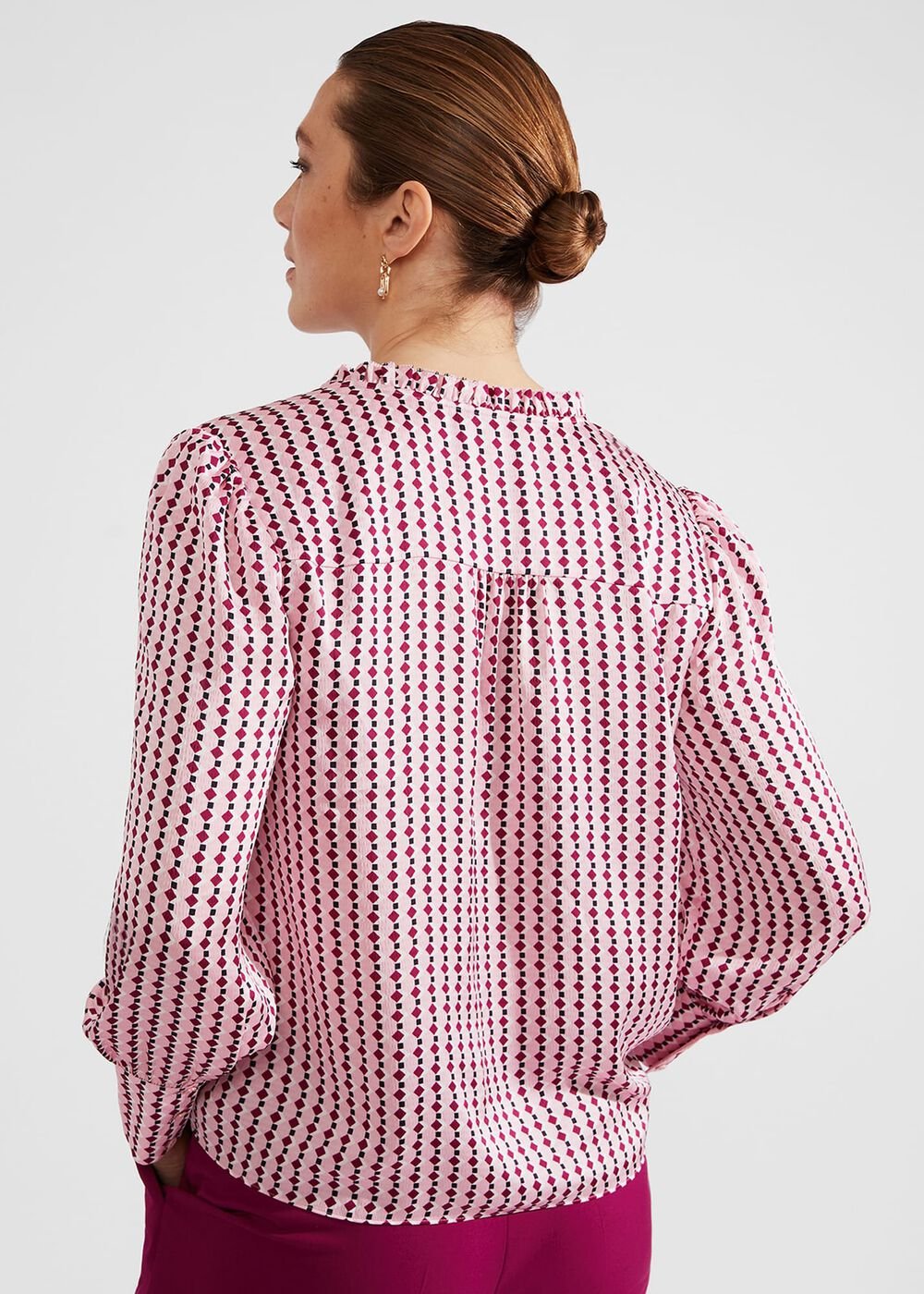 Darcey Blouse, Pink Multi, hi-res
