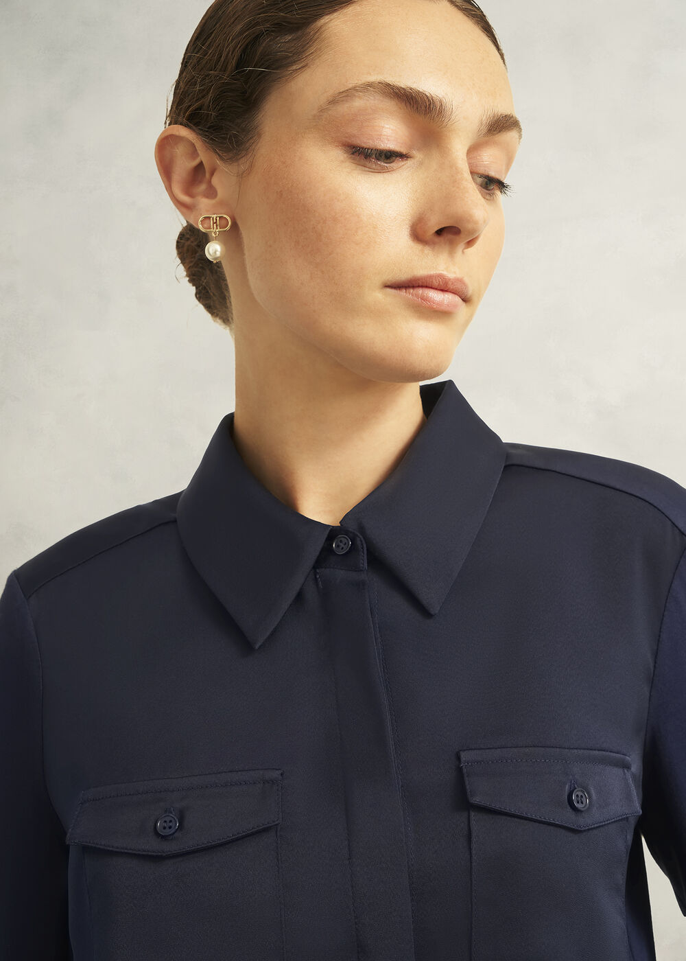 Evianna Shirt, Midnight Navy, hi-res