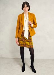 Maeve Wool Skirt, Ochre Multi, hi-res
