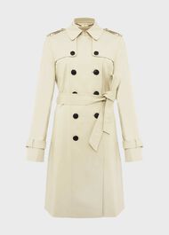Saskia Water Resistant Trench Coat, New Neutral, hi-res