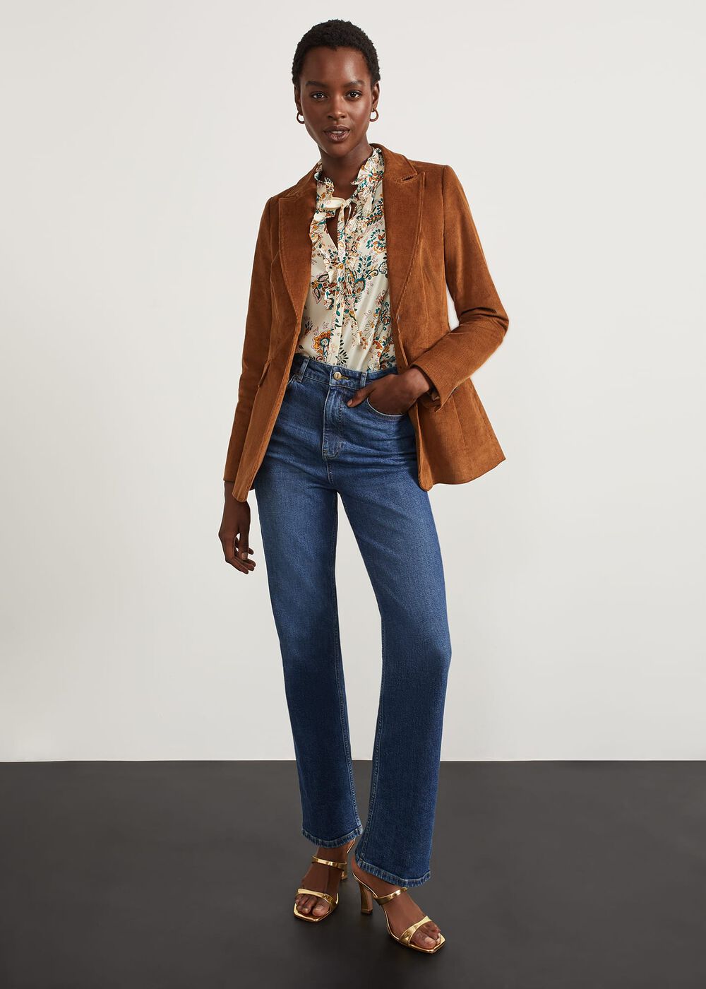 Penley Blazer, Vicuna, hi-res