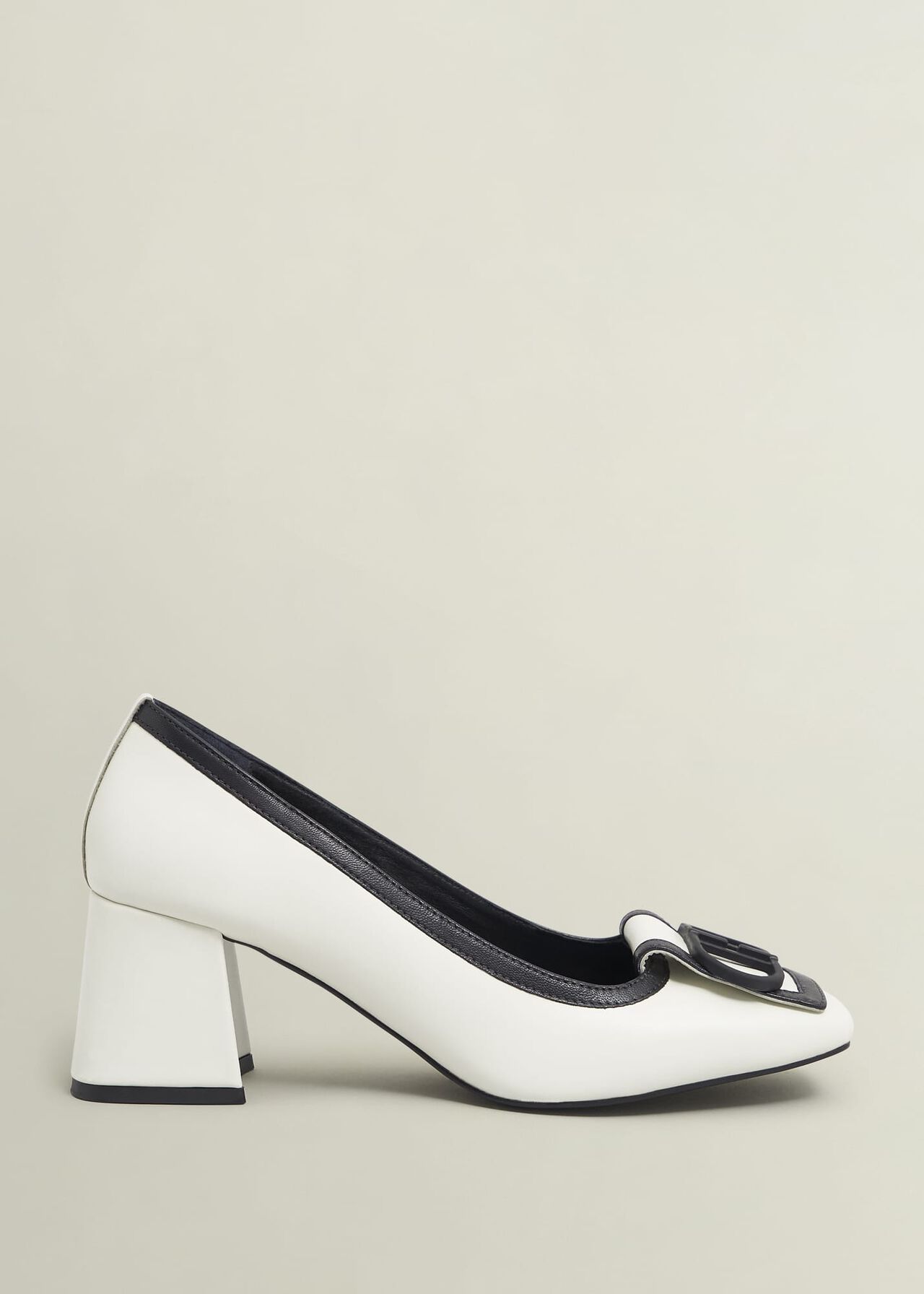 Lexia Pumps, Ivory Black, hi-res