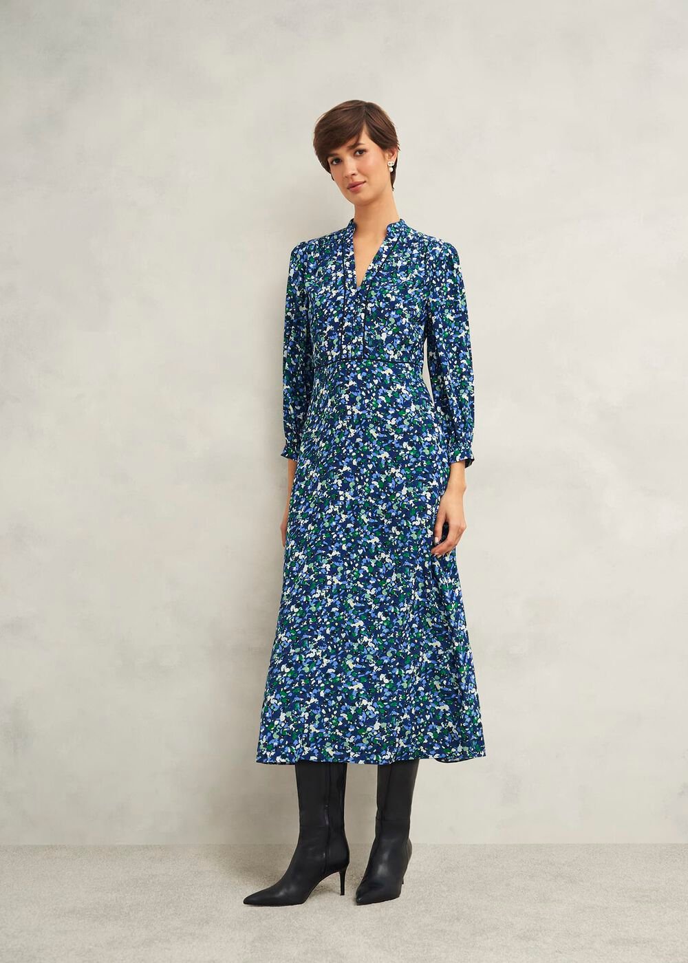 Iris Dress, Green Multi, hi-res