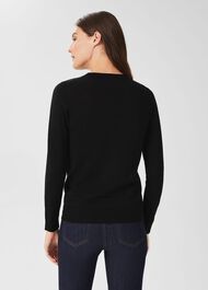 Penny Merino Wool Jumper, Black, hi-res