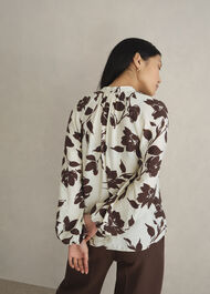 Sherry Blouse, Beige Chocolate, hi-res