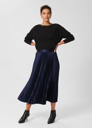Cashmere Joanna Batwing Sweater, Black, hi-res