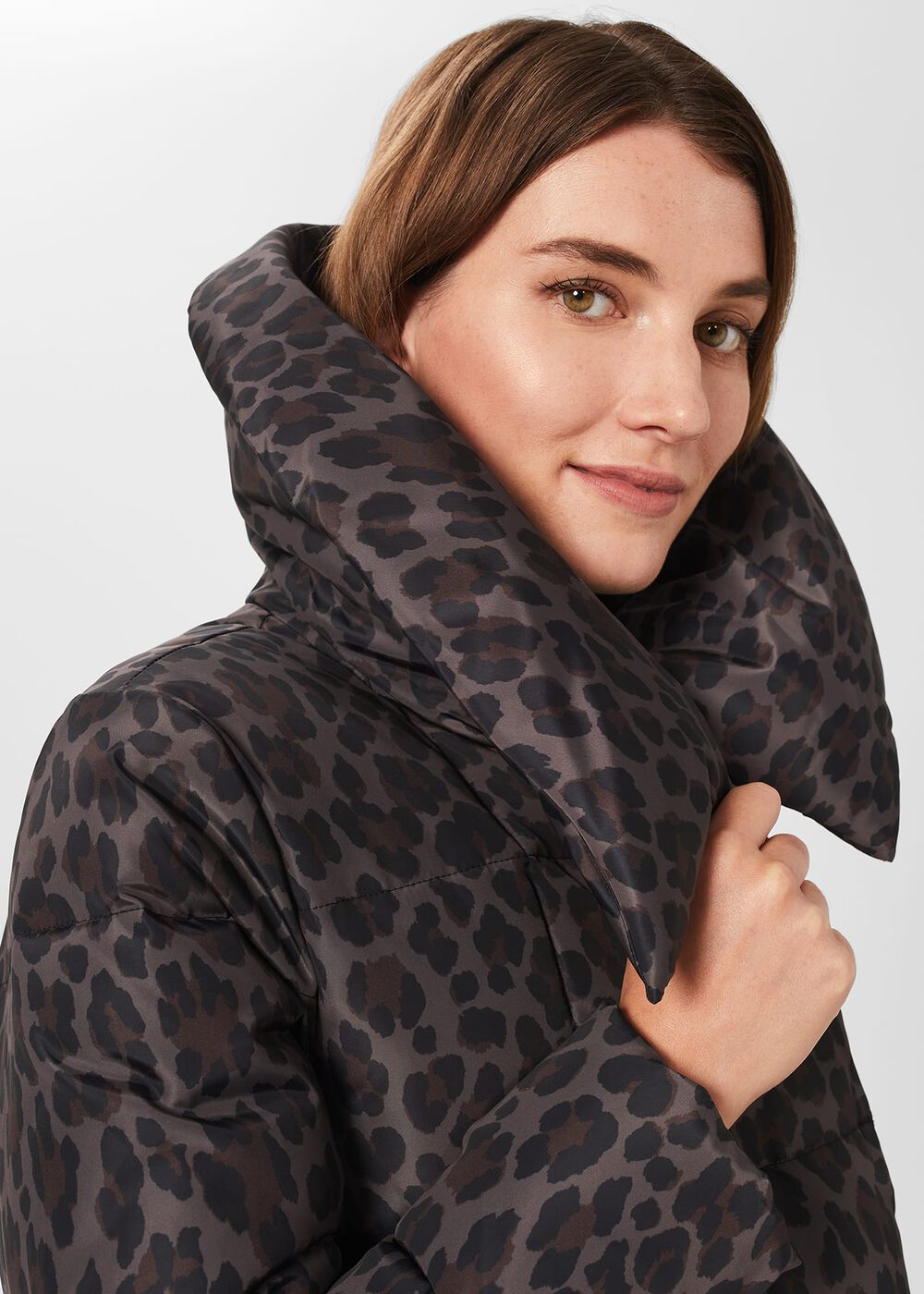 Samara Animal Print Puffer, Animal, hi-res