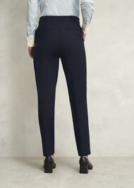 Petite Nicky Tapered Travel Pants, Navy, hi-res