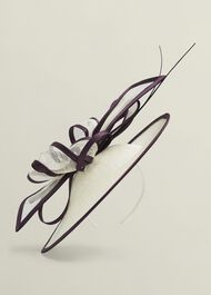 Chloe Fascinator, Buttercream Red, hi-res