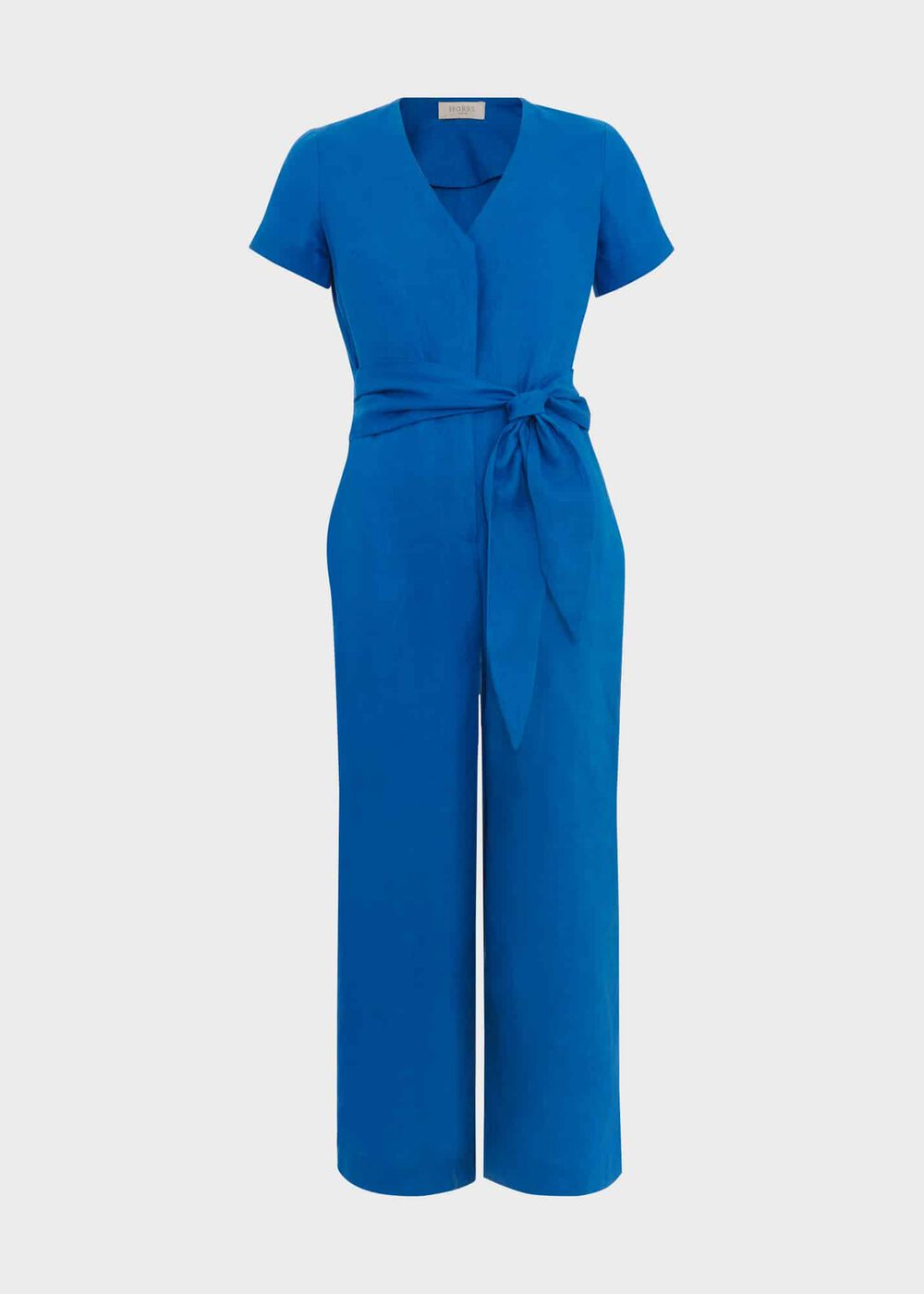 Aliya Linen Jumpsuit, Atlantic Blue, hi-res