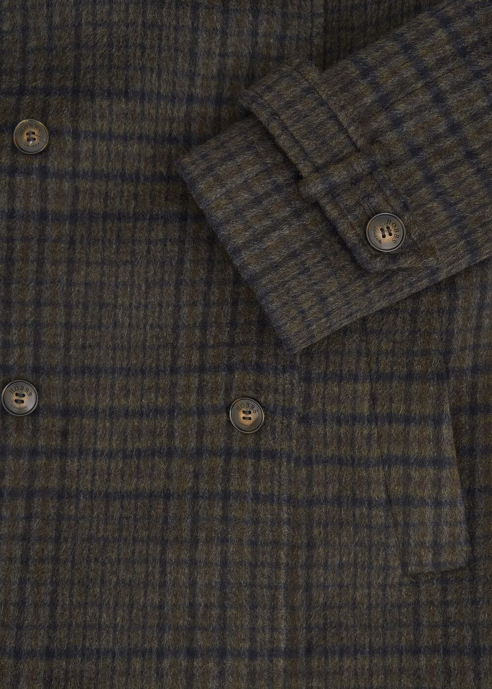 Peterson Wool Blend Coat, Brown Multi, hi-res