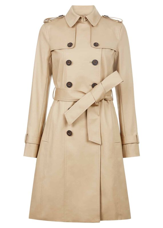 Saskia Water Resistant Trench Coat