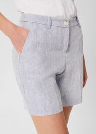 Maeve Linen Short, Pale Blue, hi-res