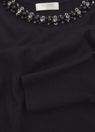 Oakley Beaded Sweater, Black, hi-res