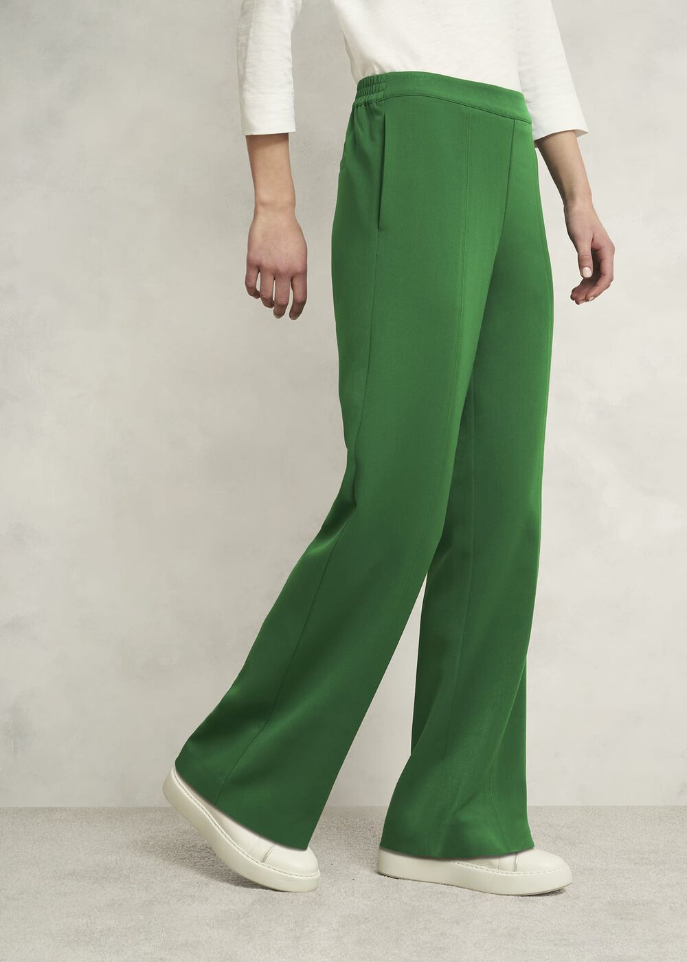 Marina Travel Trousers, Verdant Green, hi-res