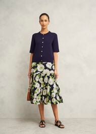 Leanne Cardigan With Wool, True Navy, hi-res