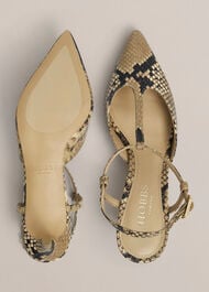 Maddison T-Bar Courts, Snakeskin, hi-res