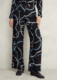 Raya Pants, Navy Multi, hi-res