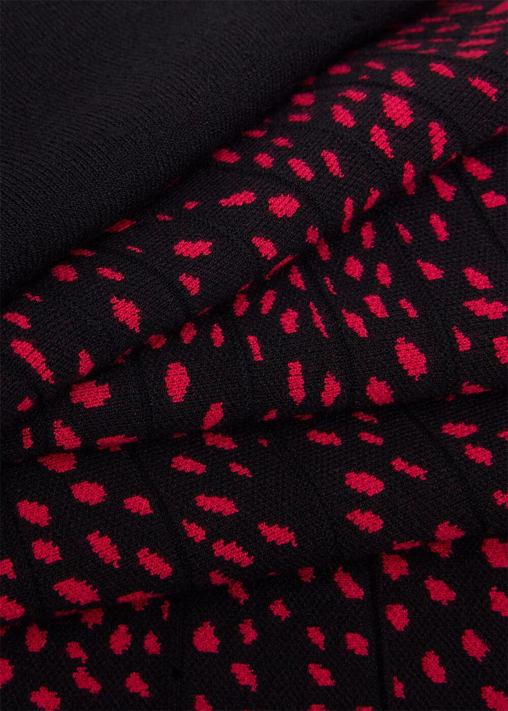 Harlie Knitted Dress, Black Cerise, hi-res